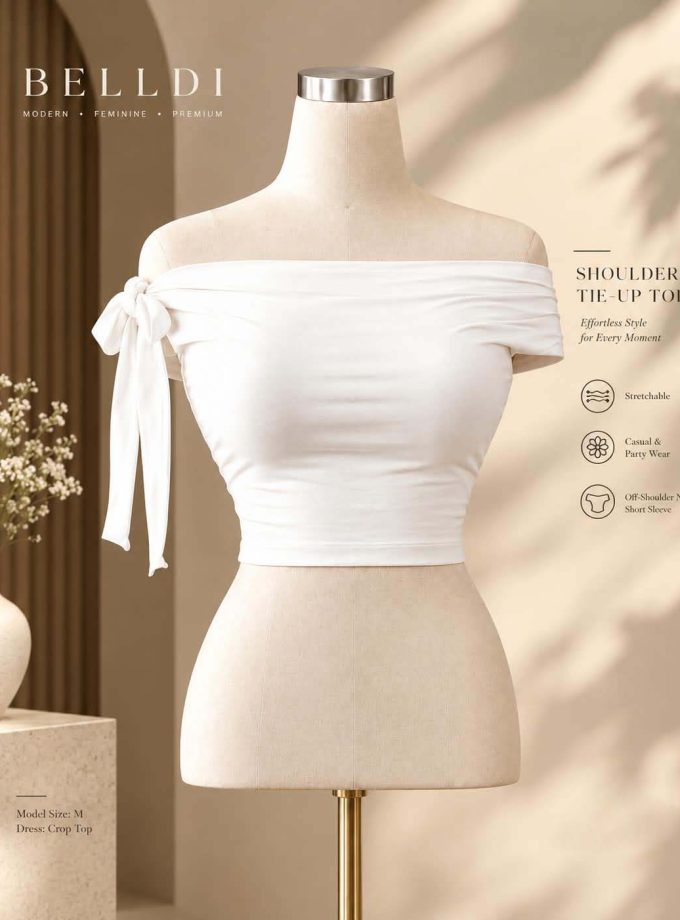 SHOULDER TIE-UP TOP